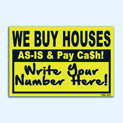 VIBE INK Bundle 100qty - WE Buy Houses - AS-is & Pay Cash - Write Your # -  Wholesale 18